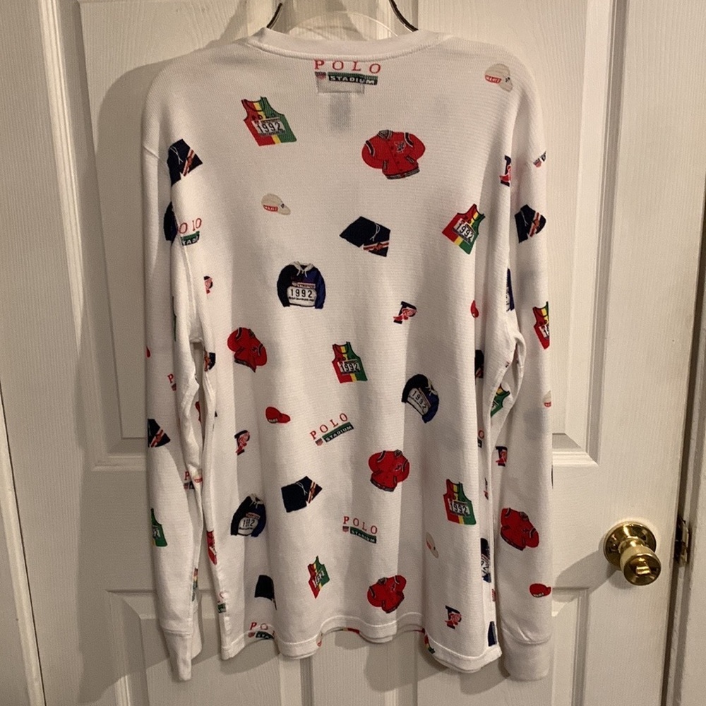 Polo Ralph Lauren Logo Cotton Sleep Sweatshirt - Picture 2 of 11